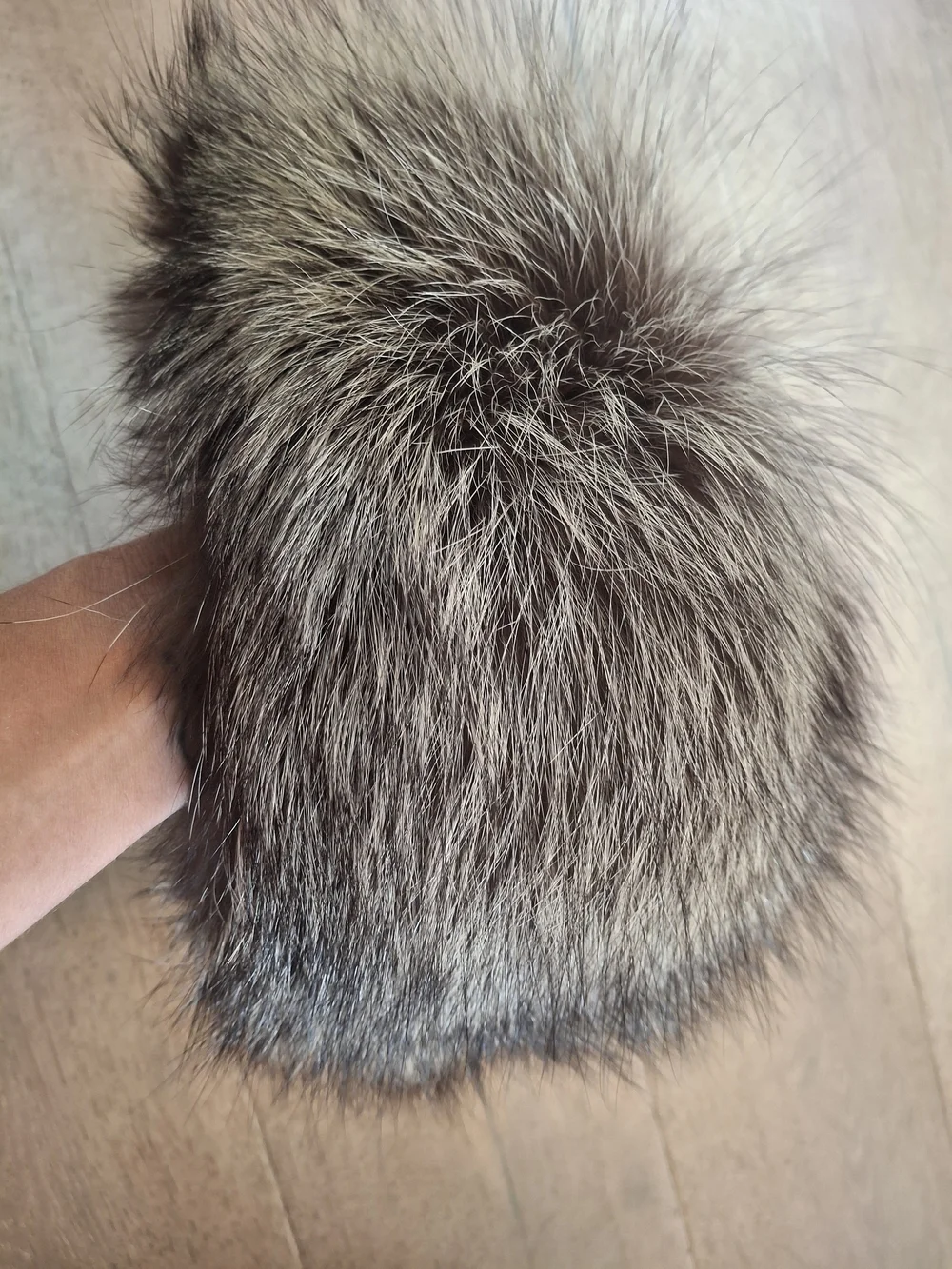 Vintage Genuine Silber Fox Fur Hat